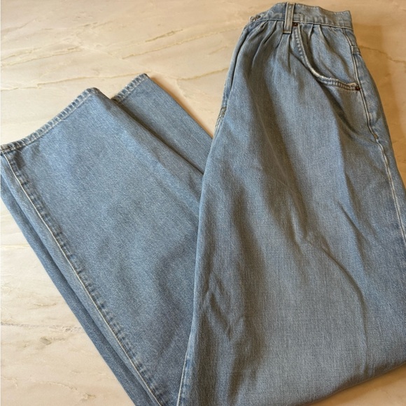 GRLFRND Light Blue Wide Leg Jeans - Picture 4 of 5